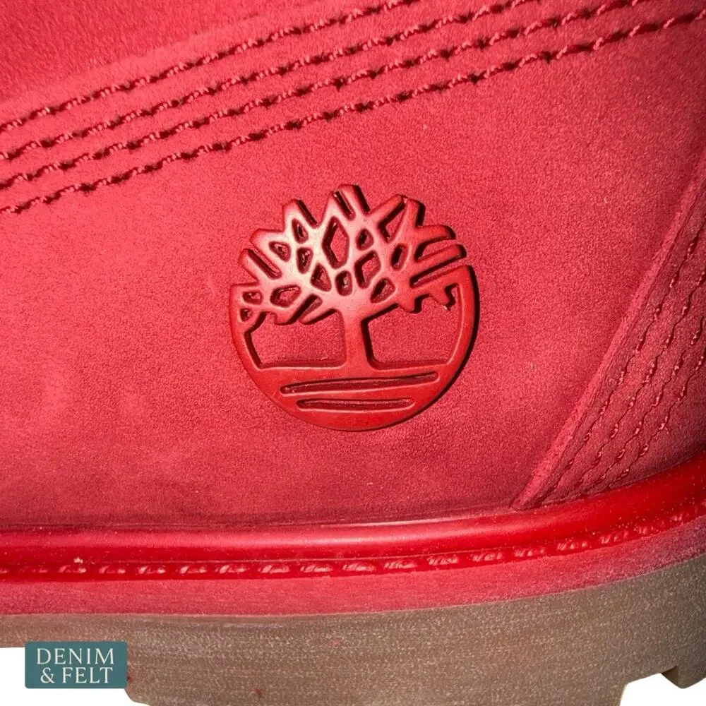 Timberland 50th Anniversary 6 Inch Waterproof Red Nubuck‎ Boots Streetwear